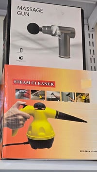 منظفة بخارية • مسدس تدليك