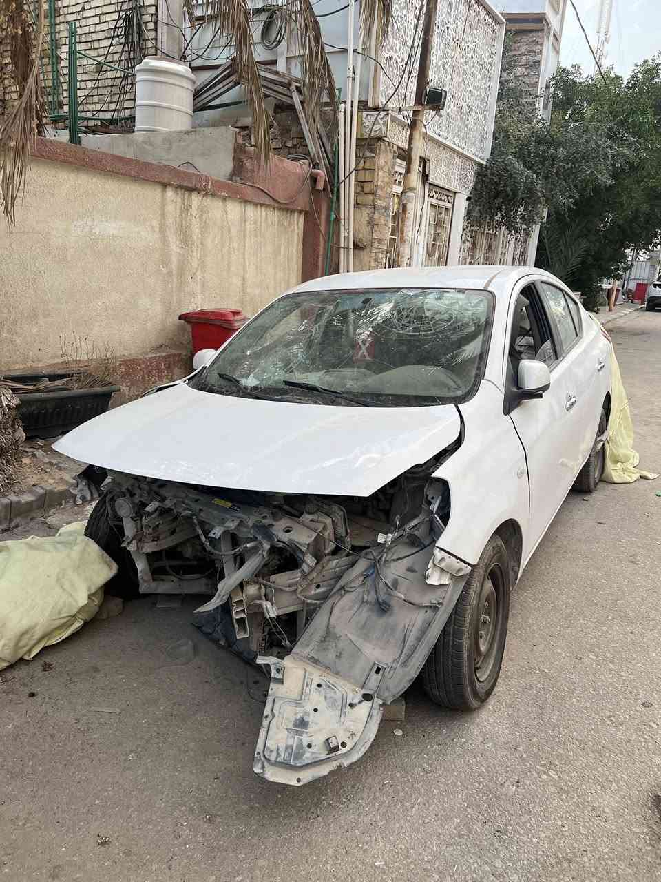 السلام عليكم نيسان صني مضروبه للبيع  مكان النجف 📍
***********
