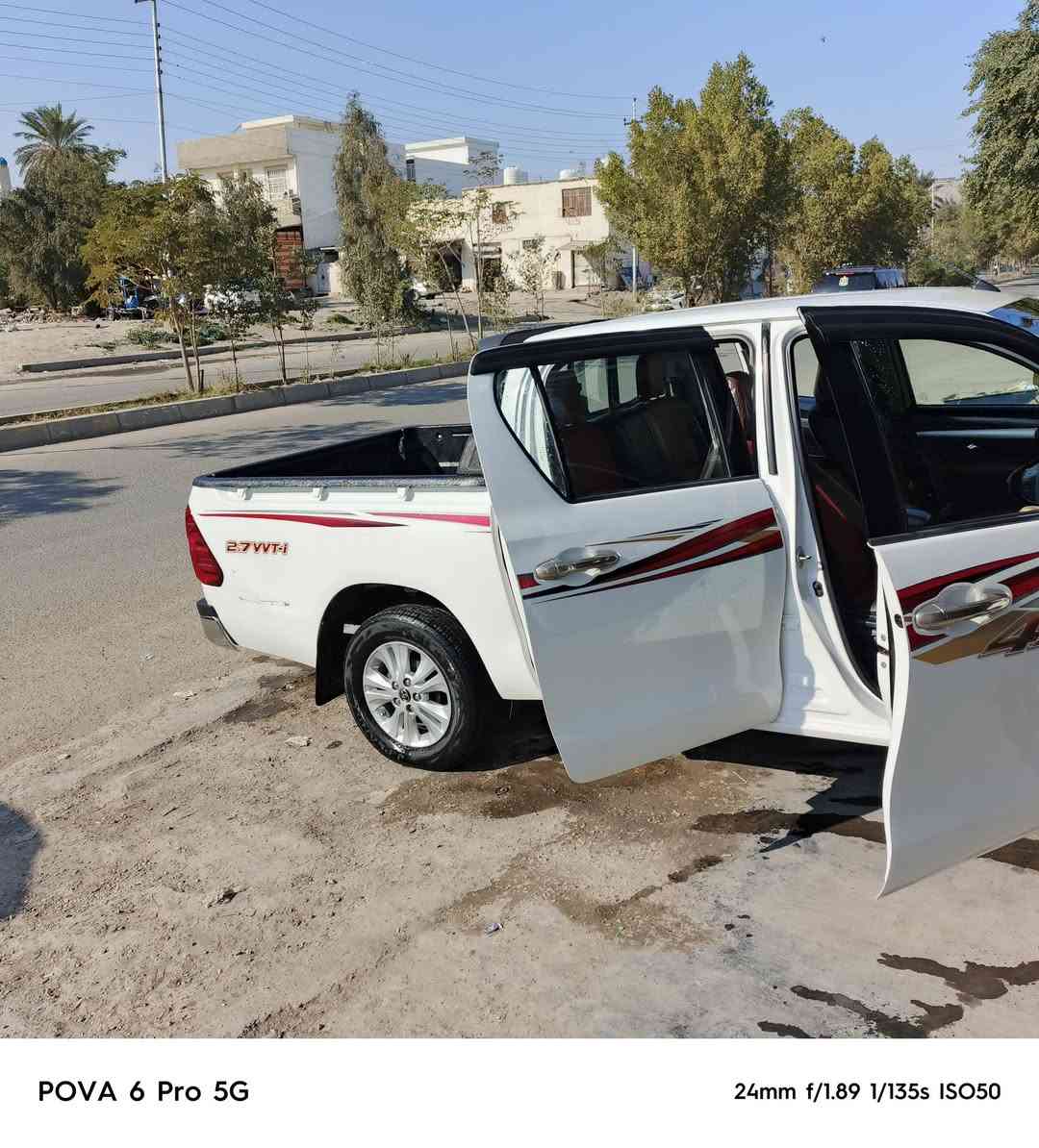 ‏عليكم TOYOTA هاي لوكس 2017 فول مواصفات تحكم ستيرن جهتين مانع نزلاق اشاير بمري رقم بابل دولي تحويل ثاني يوم بسمي السياره موجوده بديالى رقم الهاتفف
‏*********** بيه شخط بصور موضع السعر ٢٥٠  ماشيه ٢٢٥
