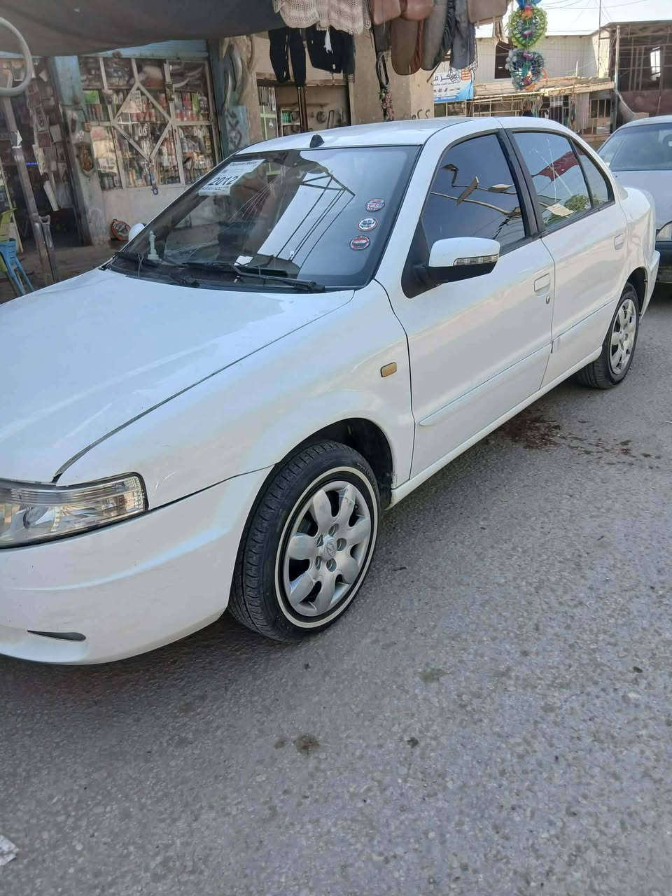 سمند موديل 2012مكينه جديده كير كفاله دواخل جديده تبريد ثلج تخم تاير سنويه لل2030غرفه جديده سياره جاهزه شاشه كله جديد السعر 35وبيه مجال المكان غماس للستفسار ‏‪***********‬‏
