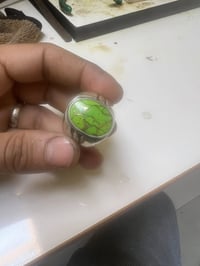 محبس فيروزي تفاحي لبيع  07830788385