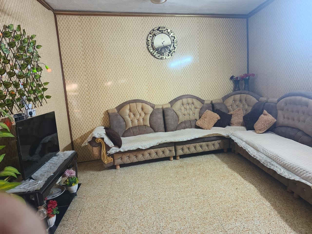دار البيج
جانب الايمن /حي الابار /قرب ميزان اليم
مساحة البيت 150 م الواجهة 8 موقع البيت مميزة قريب علئ السايدين العام سند طابو شرط التحويل باسم صاحب شرعي
البيت شرقي مكون من طابقين
 طابق 1 :غرفتين . .هول . مطبخ .حمام .
طابق 2: غرفتين . .هول .صحيات

كامل خدمات مدارس بنين وبنات وماء وكهرباء  
#السعر 88 مليون فقط قابل التفاوض 
للاستفسار الاتصال على الرقم ☎️ 
***********
