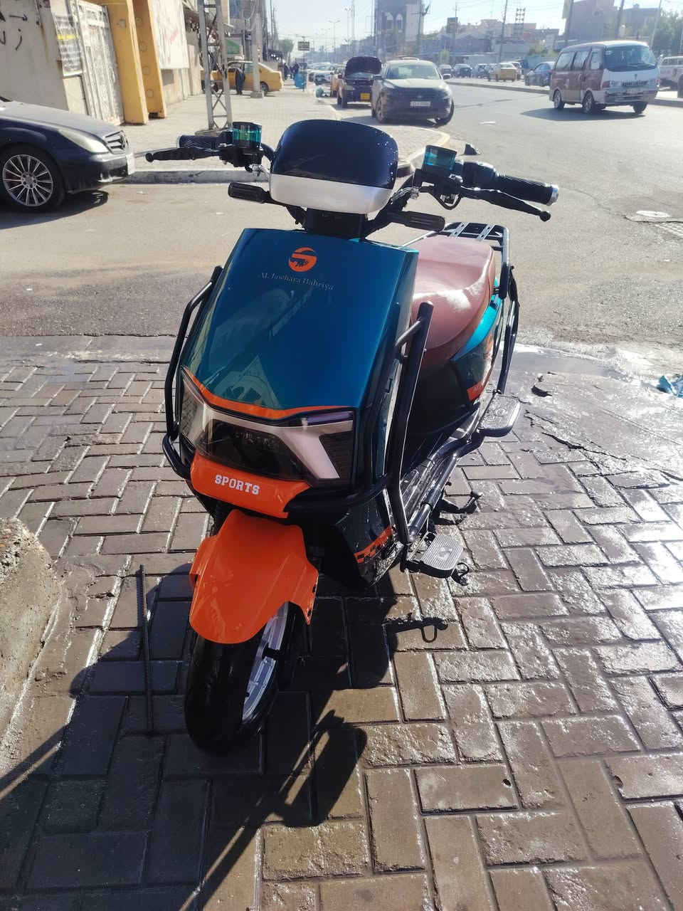 السلام عليكم دراجه شحن للبيع اخت الزيرو ماشيه اقل الالف مداخله تصليح جديده بمعنه الكلمه بيها سويجين + بصمتين سعرها ٩٠٠ وبيها مجال مكاني بغداد حي العامل للاستفسار
***********
