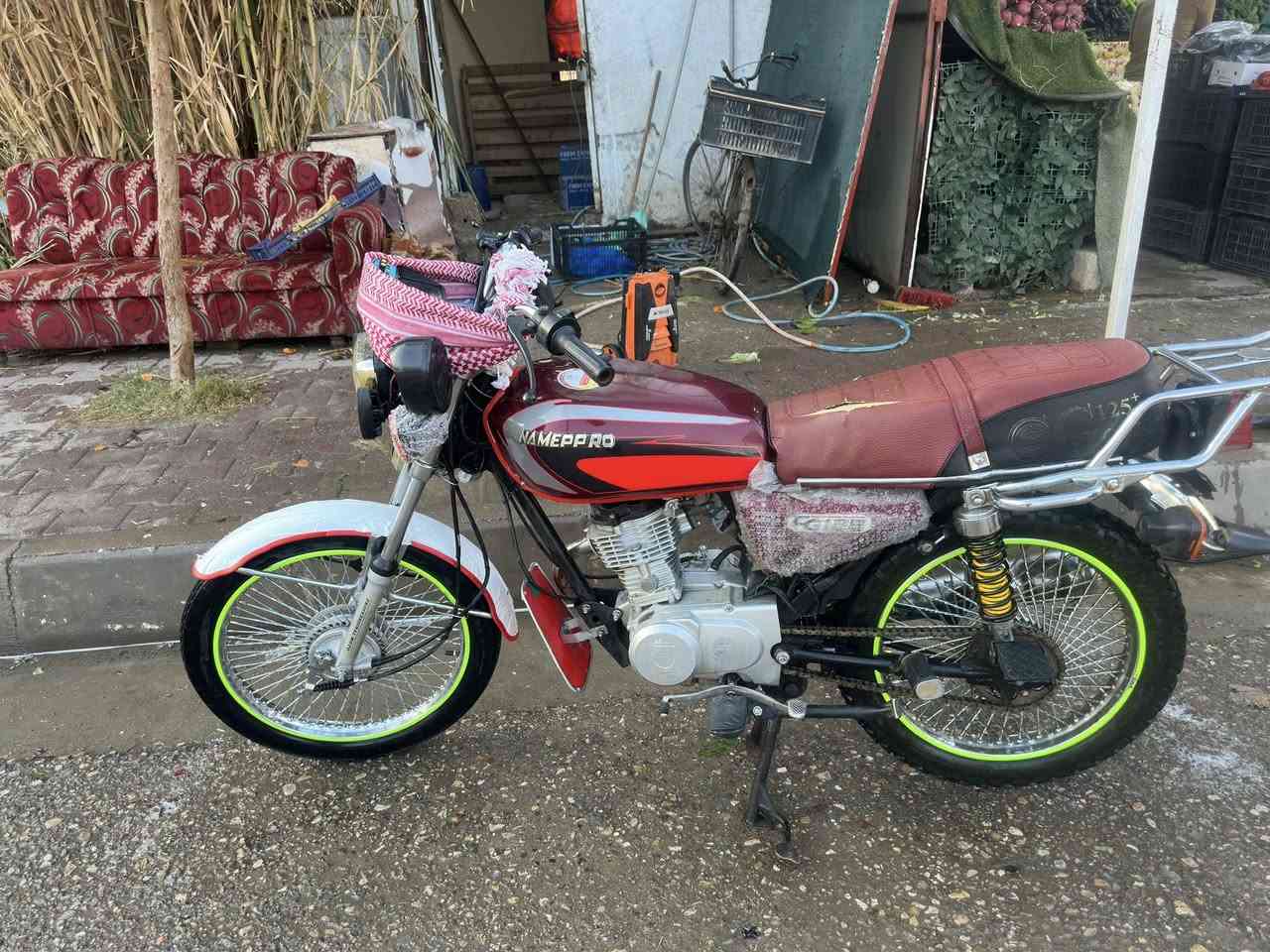 دراجة أيراني نامي برو موديل 23 مكينة بشرط بخار صرف تايرات جددت عنوان كركوك حي عسكري تواصل ***********
