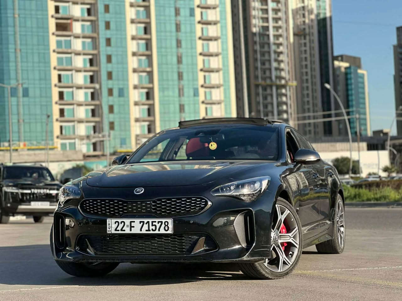 سلام عليكم 

٣٣ورقة بي غرامات كاميرة علية
ستنكر2021
للبيع او مراوس 
6 سلندر دبل توربو 368 حصان 🚀 
نفس مواصفات GT
كل علاماتها  Eمال ستينكر مابي علامه كيا
ليد ابيض الأماميه
5 انضمه قياده 
‏( Comfort - Smart - Sport - Eco - Custom )
نظام صوت 15 سماعه هارمان هاردون 
بانوراما
رادار امامي
رادار جانبي 
تحديد مسار 
حساسات اماميه وخلفيه
كير شفتات عادي اوتو
بصمة 
بصمة بيبان 
داخل جلداحمر سبورت
 حضن GT
كشنات تبريد وتدفئة
لايتات ليد وزينون عالي

[***********] أربيل, العراق
