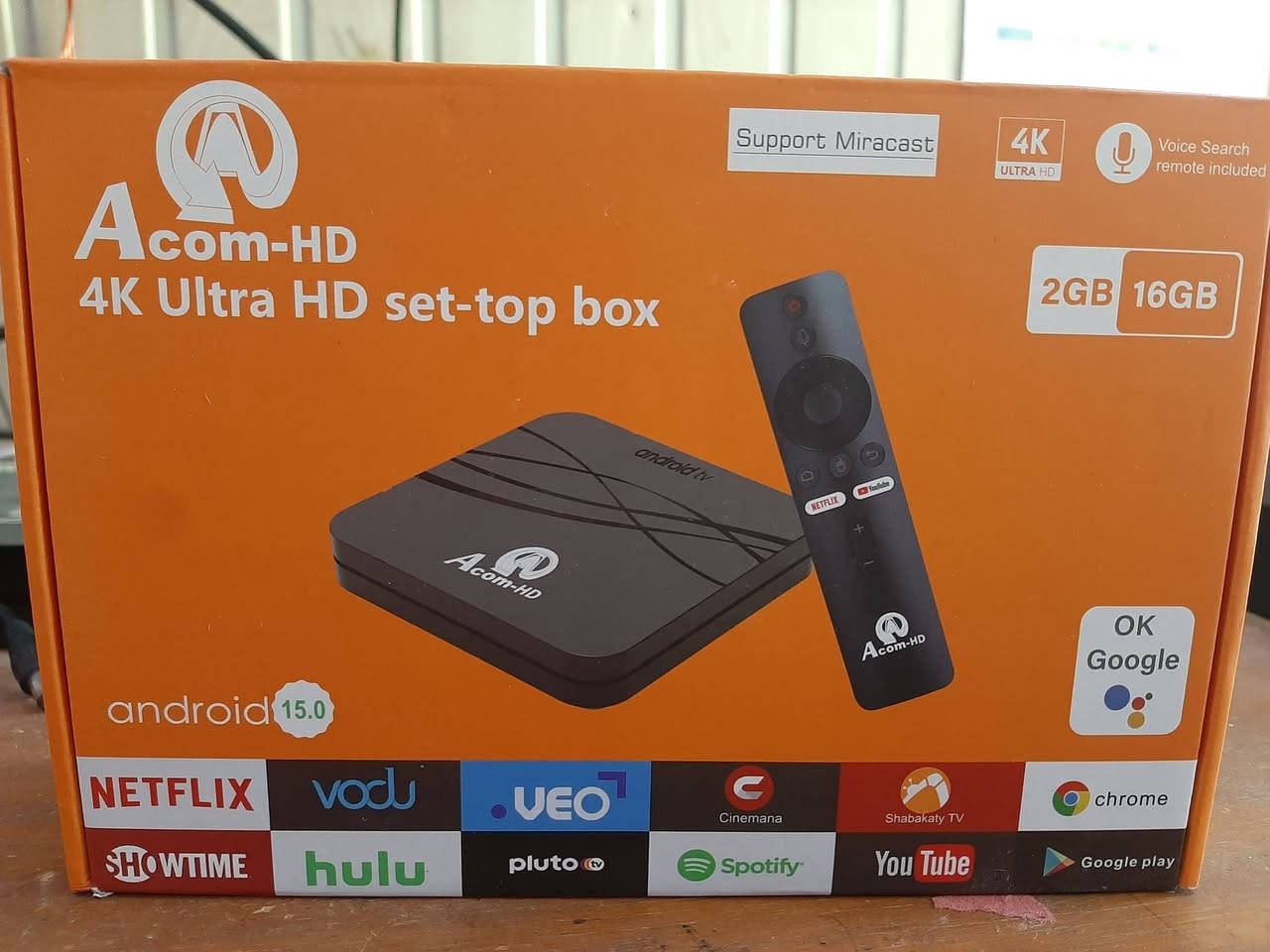 جهاز tvbox
الاسم الدارج بين الناس ستلايت عالانترنت
اي شاشة عندك مهما كان حجمها ومابيهة انترنت تكدر تربط هذة الجهاز
كل قنوات العالم عبر الانترنت اكثر من برنامج موجود
اليوتيوب
اندرويد ١٤
ريمونت ناطق
ملاحظة
الرام ٢ جيجا اصير اسرع
مو ١ جيجا 
اكثير اجهزة بالسوك موجودة وتختلف حسب امكانيات كل جهاز  من حيث البرنامج والرام وغيرها  هذة الجهاز تمت تجربتة جهاز جيد جدا قياسا بسعر
يعتمد على قوة الانترنت لكن بصورة عامة الجهاز حسب تجربة الناس جيد جدا
الجهاز تاخذة جاهز بس تربطة على الشاشة
الوسام لصيانة الاجهزة الالكترونية
داخل اللزاكة
المهندس سالم الحمادة ***********
السعر ٣٠ الف كامل امبرمج بس تربطة على اي شاشة
