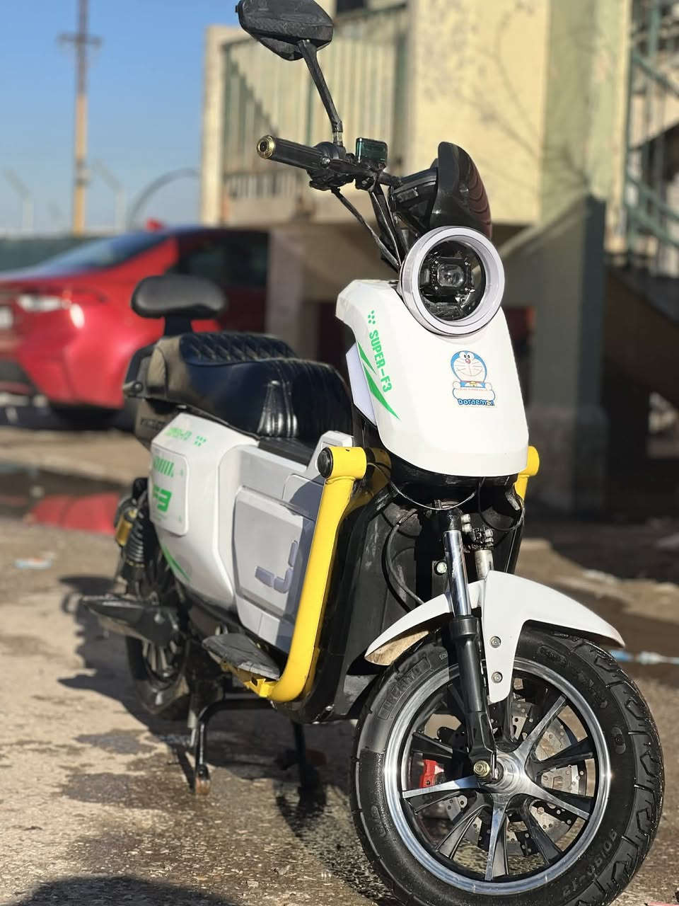 سلام عليكم للبيع دراجه شحن اي نقص مابيها مستخدمه شهر واحد فقط سعرها 700 مكاني كركوك  واسطي شراي خابر ***********
