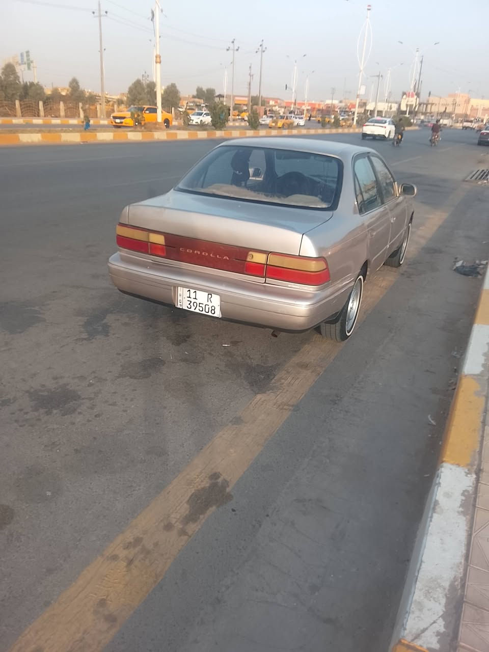 سيارة 🚗 كورلا للبيع موديل 91 لون ذهبي مكفوله من الضربة !!

- رقم بغداد 

- ⁠السياره بأسمي 

- ⁠السنوية جديدة لغاية 2031

- ⁠ تبريد ثلج وي السويج 

تخم تاير-دشبول جديد- تحوير كلش حلو - كهربائيات كلها شغالة - السيارة جاهزة -- السيارة جاهزه للاخير 

محرك وكير جدد ✌️❤️

السعر 👈 62وبيً مجال بسيط 

الهاتف 📞 ***********
‭

مكاني / ناصرية مركز 💯💯
