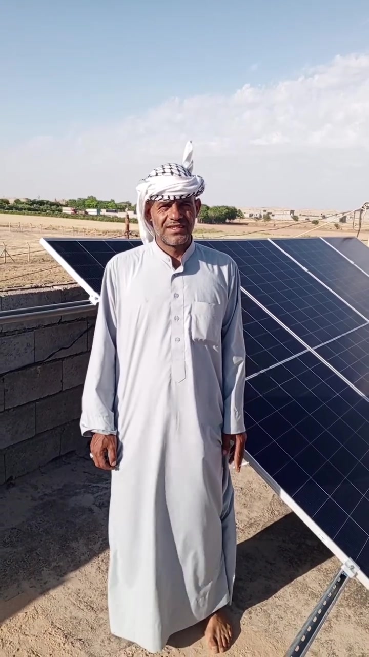 بسم الله والحمدلله تم نصب منظومة الطاقة الشمسية في ناحية السعدية في قرية البيضاء بتاريخ 21/5/2026لبيت الأخ مهند أحمد دولة تتكون المنظومة من 4 الواح نوع رايزنك الأصلي بقدرة 720 واط وبطارية 10كيلو واط نوع Sunrch وانفيرتر 6 كيلوا واط هايبرت must وجوزات الحماية طاقة المنظومة 12امبير نهاري و10 امبير ليلي كما موضح ادناه بمقطع فيديو وصور والمزيد من المعلومات يرجى الاتصال بوكيل الشركة الحاج جودت أبو طرشي رقم الهاتف *********** أو *********** ولكم جزيل الشكر والتقدير
