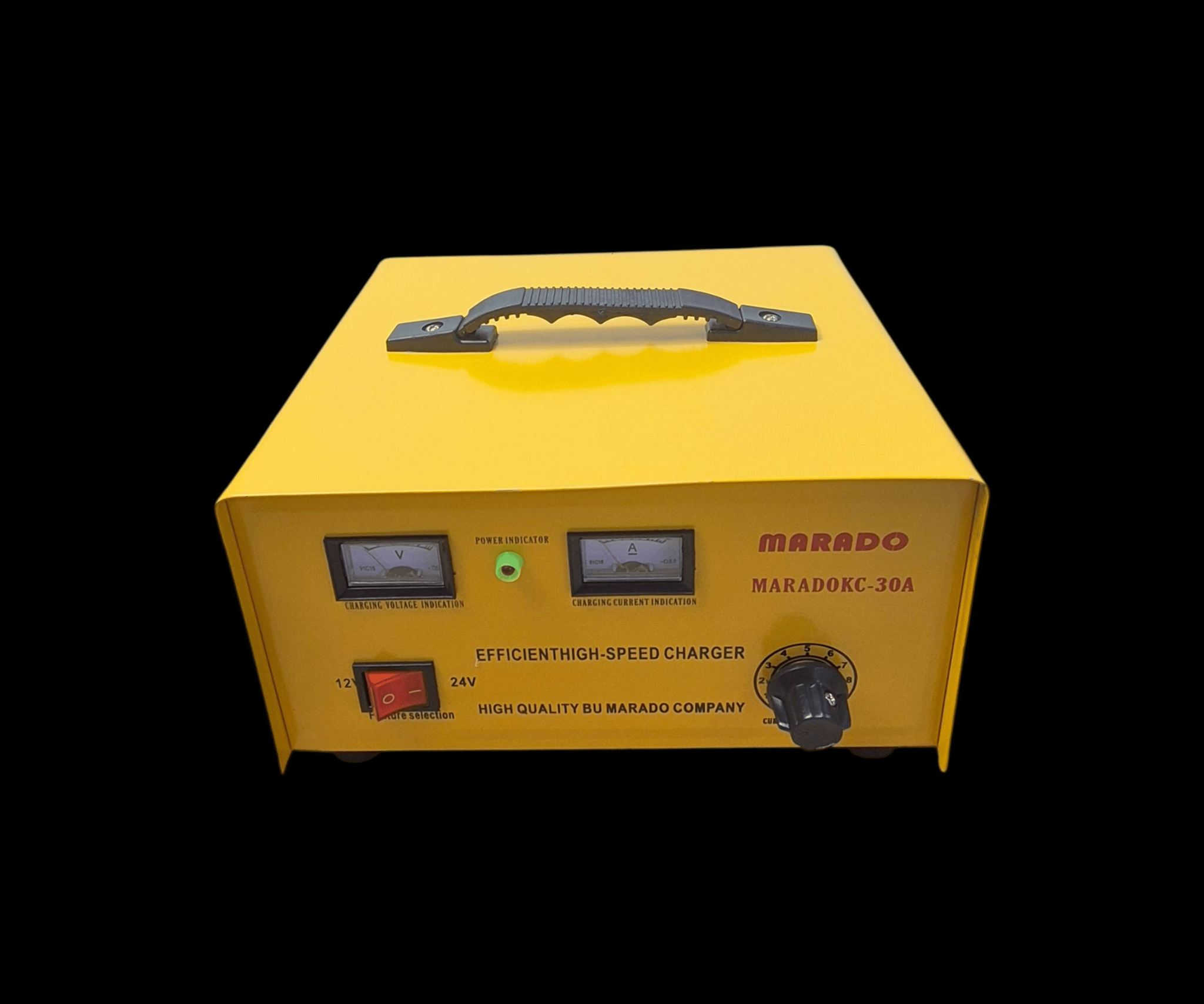 شاحنة بطاريات سيارات جوكر مارادو 30 أمبير (12V  24V)

الاستخدامات

شحن بطاريات السيارات الخاصة والعامة.

شحن بطاريات الشاحنات والمركبات الكبيرة.

مناسب لبطاريات 12 فولت و24 فولت.

استخدامه في الكراجات، الورش، والاستخدام المنزلي.

إعادة شحن البطاريات الضعيفة أو الفارغة بسرعة وأمان.

المميزات

قدرة شحن قوية تصل إلى 30 أمبير.

يدعم جهدين: 12V و 24V مع مفتاح اختيار.

عدّادين تناظريين لعرض:

- جهد الشحن (Voltage).
- تيار الشحن (Current).

مقبض تحكم لتعديل شدة التيار حسب حاجة البطارية.

نظام حماية مدمج:

- حماية من زيادة التيار.
- حماية من الحمل الزائد.
- حماية من القصر الكهربائي.

هيكل معدني متين يتحمل الاستخدام القاسي.

فتحات تهوية لتبريد الجهاز أثناء التشغيل.

مقبض علوي لسهولة الحمل والنقل.

يعمل على كهرباء منزلية 220V.

المواصفات التقنية:

الجهد الداخل: 220V

الجهد الخارج: 12V  24V

أقصى تيار شحن: 30A

طول سلك الكهرباء: 75 سم

طول سلك القراصات (المشابك): 60 سم

محتويات الصندوق

شاحنة بطاريات مارادو 30 أمبير.

أسلاك توصيل البطارية (موجب وسالب).

دليل استخدام.

الملاحظات

يُفضل اختيار شدة التيار المناسبة حسب سعة البطارية.

لا يُنصح بترك الجهاز يعمل لفترات طويلة دون مراقبة.

يجب التأكد من توصيل الأقطاب بشكل صحيح قبل التشغيل.

مناسب لبطاريات الرصاص (Lead Acid).


**إذا كنت صاحب هذا الإعلان وتريد حذفه لأي سبب، رجاءا أرسل رسالة إلى الدعم الفني**