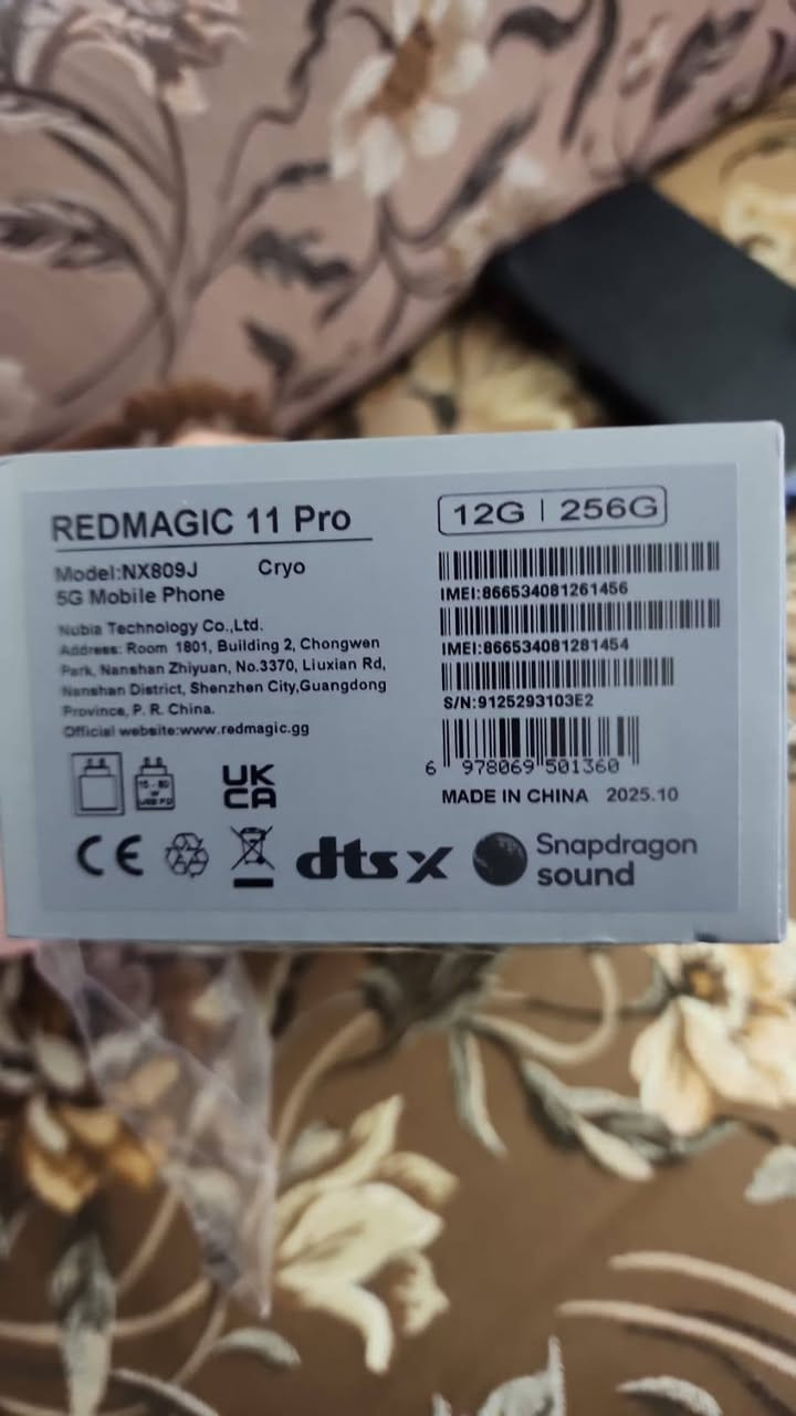 السلام عليكم
للبيع ريد ماجك 11 برو الجهاز جديد يشهد الله لعبه مانازله بي السعر 900 الف *********** العنوان بغداد   لايوجد توصيل
