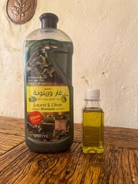 زيت زيتون بكر • شامبو عشبي • تساقط الشعر