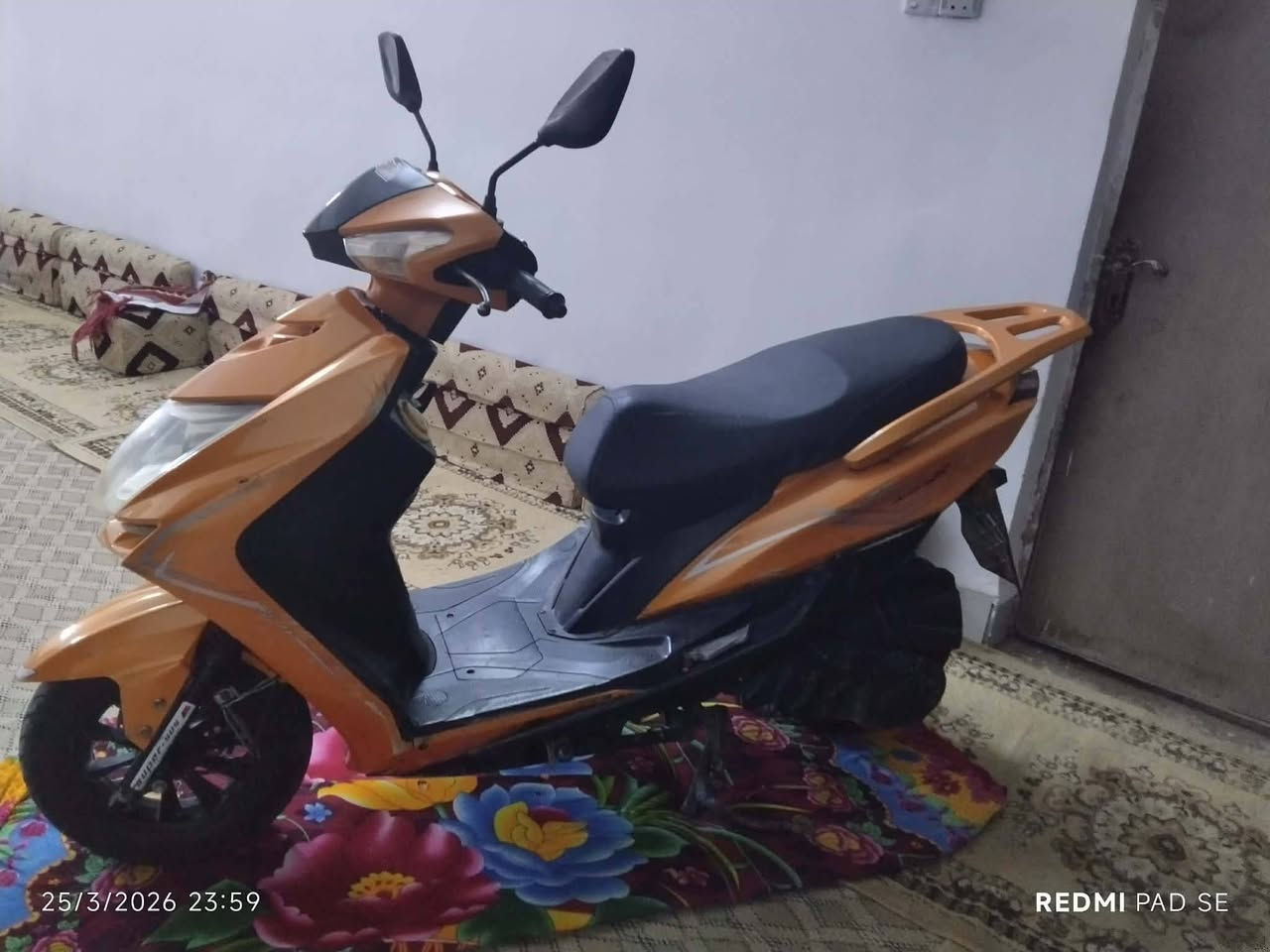 دراجه سكنس موديل 22 كهربيات
تواير كامله على اخر حبيه محرك نضيف  ماذب عليه ولا ربع
كبل لشارع  سعر.    400  وبيه مجال 
***********
