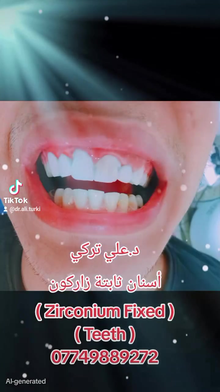 السلام عليكم 🌷
ابتسامة هوليود  💥
ابتسامة المشاهير 💥
( Hollywood Smile )
د.علي تركي عبادي 💯
عيادة لارين لطب وتجميل الاسنان / د.علي تركي 💯
بغداد حي النصر نهاية شارع السوق مقابل عماد للموبايل 📌
للحجز والاستفسار ☎️ 
***********
