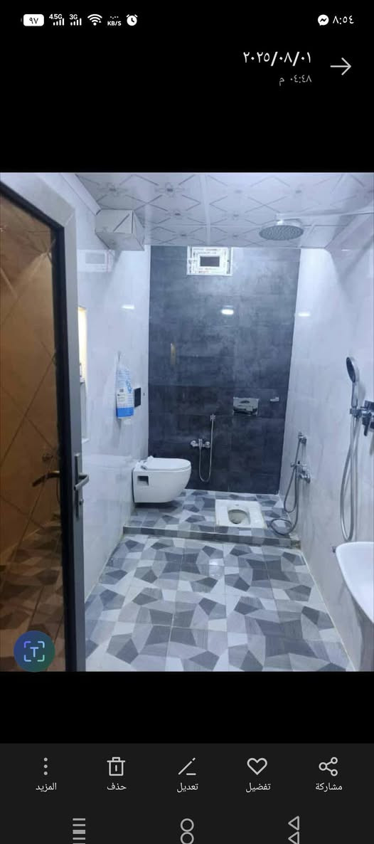 دار للبيع ٢٠٠م حي الوفاء جديد ٤ غرف نوم منطقة ال٣٨ مقابل حي الجامعة ***********
