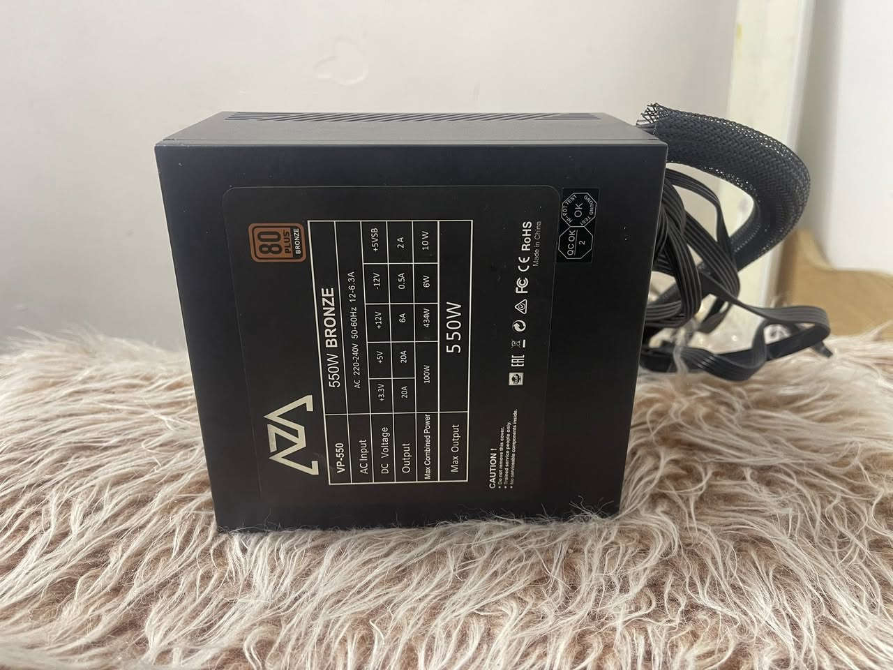 كارت شاشه rx580 8g
باور سبلاي 550W

مذربورد (ما اعرف شركته )

رام 16g 

مذربورد msi

مبرد 

حط سعرك وبل عافيه


**إذا كنت صاحب هذا الإعلان وتريد حذفه لأي سبب، رجاءا أرسل رسالة إلى الدعم الفني**