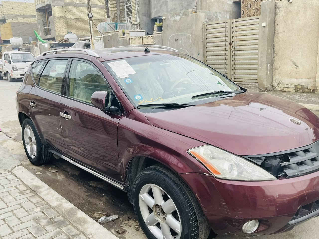 السلام عليكم بيع او مراوس حسب القناعه
السعر 55 وبيهه مجال رقم بغداد دولي تحويل مباشر 
نيسان مورانو مديل 2008 كير ومكينه خير من الله 
فول مواصفات فتحه بنرامه 
تبريد بوري مكسور فقط 
حداده 80‎%‎ بيهه نواقص بسيطه جدا 
مصبوغه عام للجماليه وارد امريكي ضربتهه جاملغ خلفي فقط 
مكاني بغداد العبيدي ***********
