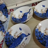 سيت فرفوري • نقش طاووس • ٣٠ قطعة