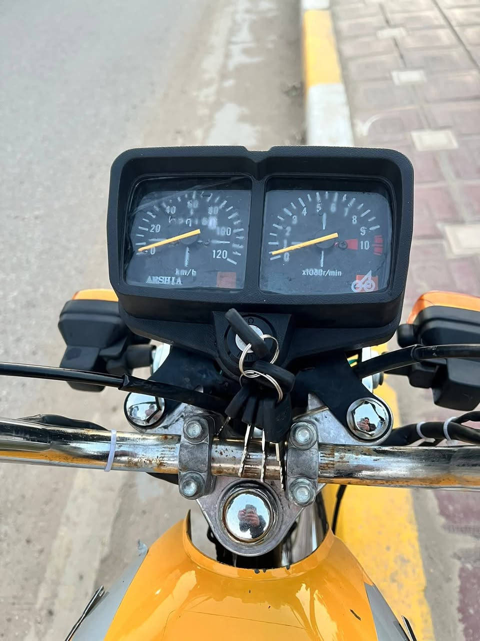 ارشا ايراني اصلي مديل 21 تعمير نامه اوراق اصولي كهربائيات كله شغال سعر 550 بيه مجال مكاني حي العامل  شراي يتصل ***********اتصال فقط  #دراجات
