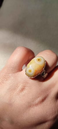 خاتم فضة • عيار 925 • حجر سليماني