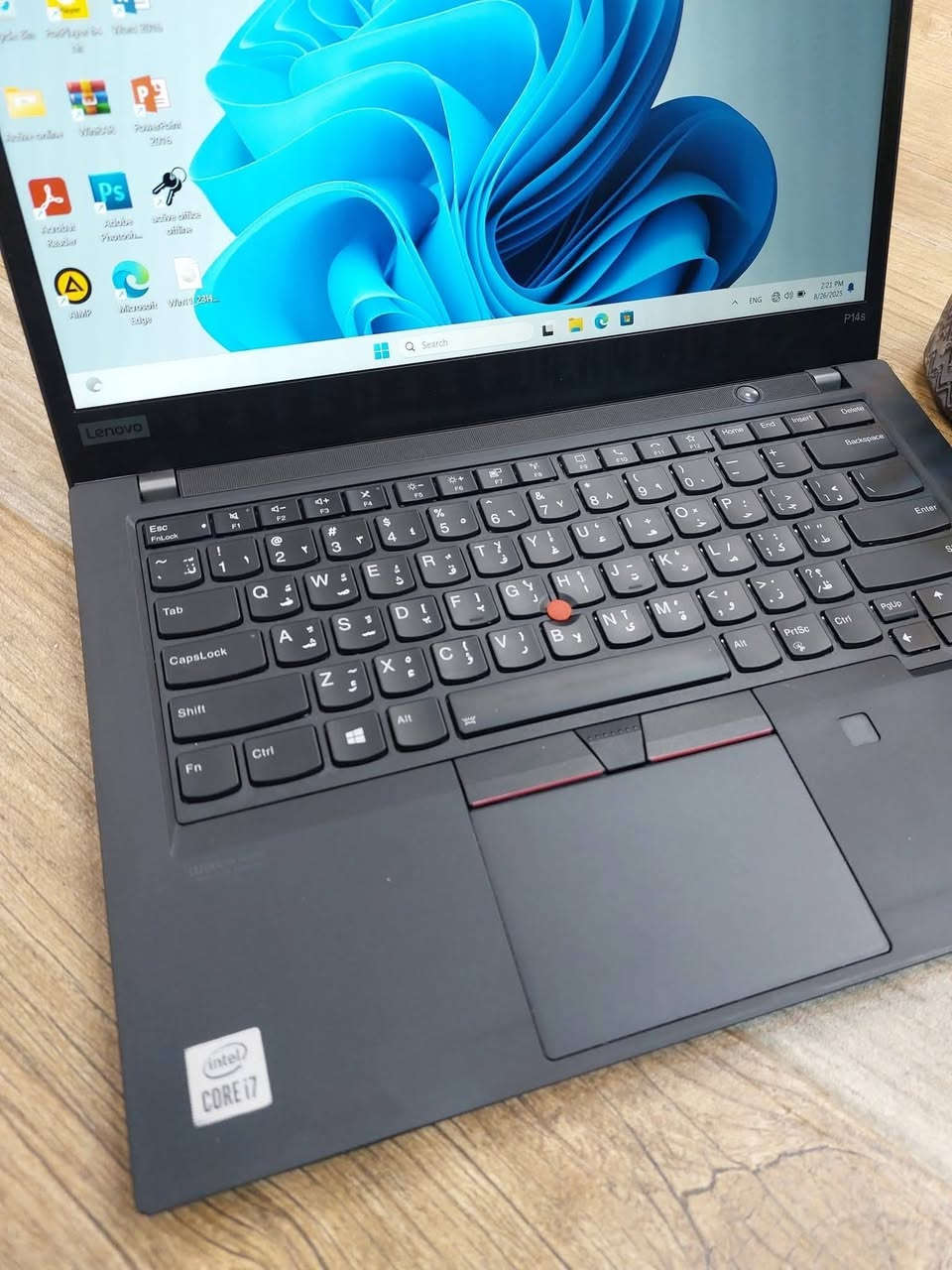 السلام عليكم ورحمة الله
.لابتوب لينوفو
السعر 465
.
Lenovo p14s Ci7 /10th جيل عاشر سوبر سوبر سلم خفيف الوزن نظافة عاليه جدا مع كارت شاشة منفصل نفيديا 2GB
……………………
المعالج Core i7-10510U
كارت شاشة منفصل نفيديا 2GB  quadro p520
ذاكرة الوصول العشوائي (الرام) 16GB
التخزين( الهارد) SSD 256GB
مقاس شاشة(حجم الشاشة)  14" FHD
كيبورد  عربي انكليزي ضوئي
شاحنة Type c
النظافة شرط اخو الجديد وعل الفحص
…………………………………


**إذا كنت صاحب هذا الإعلان وتريد حذفه لأي سبب، رجاءا أرسل رسالة إلى الدعم الفني**