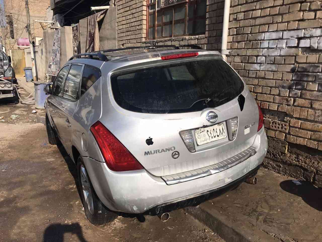 نيسان مورانو سياره موديل ٢٠٠٧ حادثه جاملغ صبغ بيه بس اماكن سياره طافيه باتريه كاعد جانت تشتغل كلشي مابيه سياره مبدل كير بس صوج كهربائيات مالته عوزه كهربائي تمشي ٦٠ تطي نمرتين عوزه شغلات بسيطه سياره جانت تشتغل بس كعد بتاري ماله صار فترا ومشغلنه بعد فاتحين شوته مالته سياره مال والدي وتوفه سياره بسم ولد بل عماره يحولك يطلب عليه ٤٠٠الف ينزل من سعره سياره سعره ٣٥ رقم *********** مكان سياره بغداد مستعجل علا بيعه
