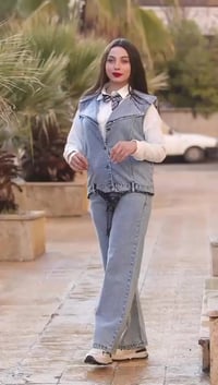 طقم بناتي جينز • مقاسات ٦-١٦ • النجف حي المكرمه