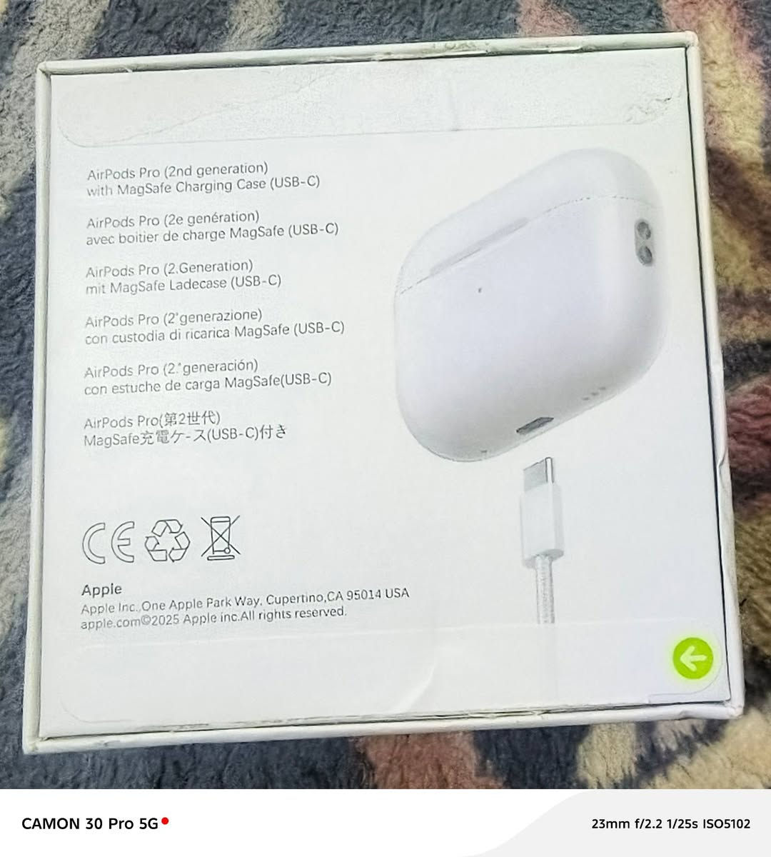 سماعه ايربودز برو جيل ٢ 
جديد بل كبس ما مفتوحه  اصلي عليها ضمان امريكي 
اكتب سعرك


**إذا كنت صاحب هذا الإعلان وتريد حذفه لأي سبب، رجاءا أرسل رسالة إلى الدعم الفني**