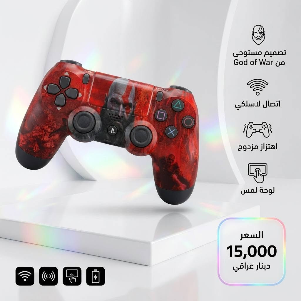 🎮✨ عرض محدود لعشّاق البلاي ستيشن! ✨🎮

🔥 احصل على جويستك بلاي ستيشن 4 (PS4)
💸 بسعر 15,000 دينار فقط للقطعة
💥 أو قطعتين بـ 30,000 دينار 😍

https://sonicgamee.myeasyorders.com/

🚚 التوصيل متوفر لكل محافظات العراق بس 5,000 دينار فقط
⚠️ وصلّه لعندك وين ما كنت!

📍 العنوان: واسط / الكوت / داموك / قرب صيدلية حسني
📞 للطلب السريع:
*********** 📱
*********** 📱
