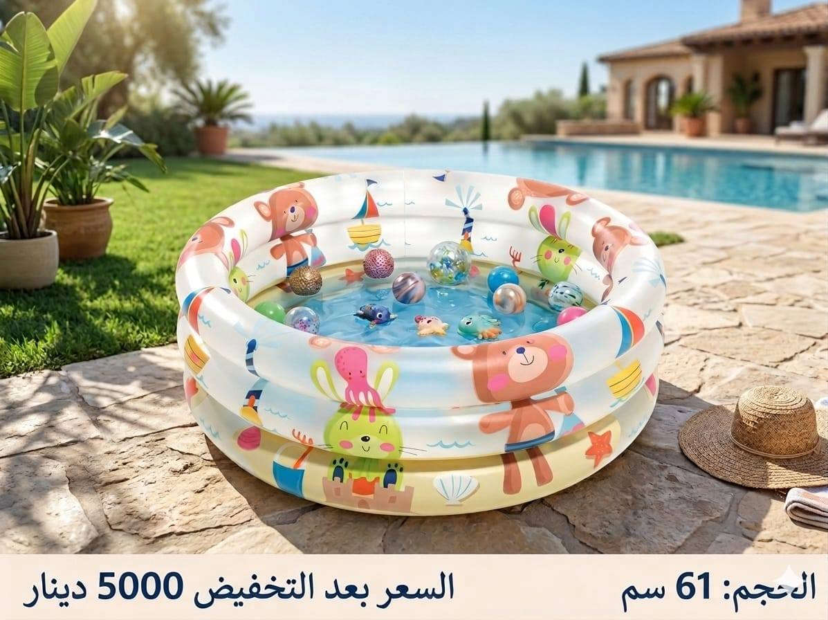 تخفيضات تخفيضات..
🔥الحرّ ما يرهم له غير مسبح بالبيت 🔥

​وناسة أطفالكم وانتعاشهم علينا وبأقوى العروض! 🏊‍♂️✨

سوينا لكم أقوى التخفيضات على مسابح الأطفال بمختلف الأحجام والأشكال المتنوعة 🌊👶.

​✅ جودة عالية، أمان، وأسعار ما تتفوت!

🏎️ سارعوا بالحجز فالكمية محدودة جداً.

​📍 مكتبة آل شنين

📦 متوفر خدمة توصيل / أو شرفونا بالزيارة.


**إذا كنت صاحب هذا الإعلان وتريد حذفه لأي سبب، رجاءا أرسل رسالة إلى الدعم الفني**