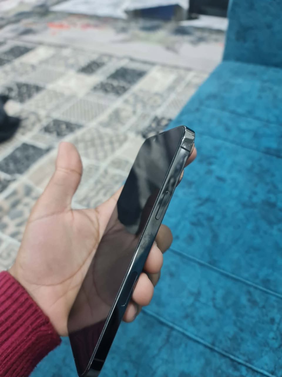 IP13pro max
ذكرته 256 
بطاريته 100 بلاديه 🔋💯
جهاز نظيف فول ❤️‍🔥
أنطيك بي ضمان اي شكال بي ترجعه 
جهاز تاخذه ؏فحص
السعر 850الف بي مجال ❤️‍🔥💯🔥
تفاصيل ؏ جهاز تصال ؏ رقم  او واتساب 
متواجد واتساب وا رقم تصال 
مكاني بغداد جسر ديالى***********
