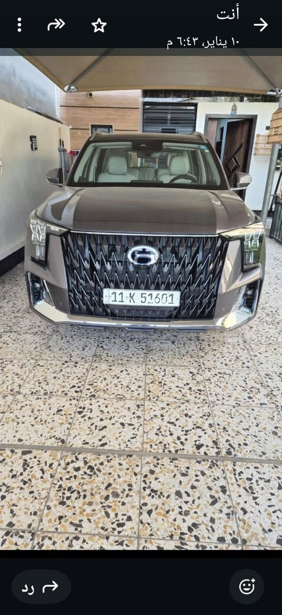 السلام عليكم جي اي سي s8
موديل 25 ماشيه اقل ال 5000 الشكل الجديد vip السياره فول سستم دوسات كهرباء تغليق ppf. مكانهه الدوره 
***********
