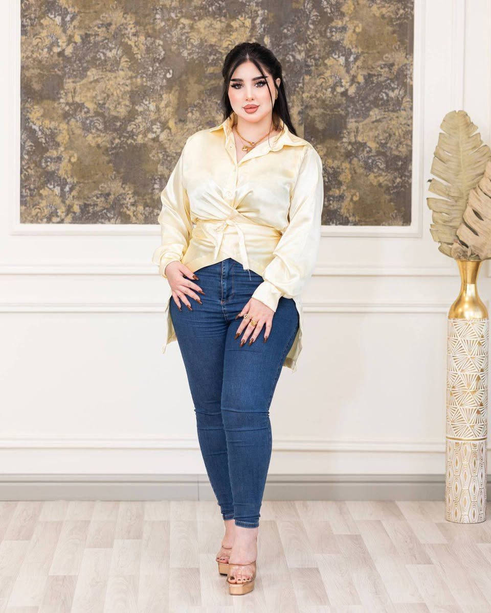 قميص نسائي 

ينلبس بأكثر من طريقة 

خامة ستن  امريكي كوالتي عالي

M. L.XL. 2XL. 3XL.

سعر القطعة 15 الف 

توصيل جميع المحافظات 5 الف


**إذا كنت صاحب هذا الإعلان وتريد حذفه لأي سبب، رجاءا أرسل رسالة إلى الدعم الفني**