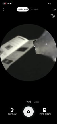 كامره تنظيف اذن • اغراض ثانية