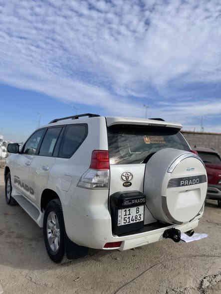 -السلام عليكم 
-للبيع 
-برادو خليجي 2012 
-فول مواصفات TXL
-7 راكب 
-تخم زنون اصلي 200$
-كشنات جلد 
-كامرة +شاشة+حساسات خلفية
-فتحه سقف
-مري كهربائي +شفط
-بصمة تشغيل +بصمه ابواب 
-محرك 6 سلندر 
-دبل تانكي 
-تحكمات ستيرن +كروس سرعه 
-السيارة ماشية 149 
-الضرر : باب الخلفي عكس السائق صبغ وبارد بسيط جدا بلصندوق + بارد بسيط جدا بلجاملغ الامامي الايمن 
 -السعر 270 وبيه مجال 
-للاتصال 
***********
