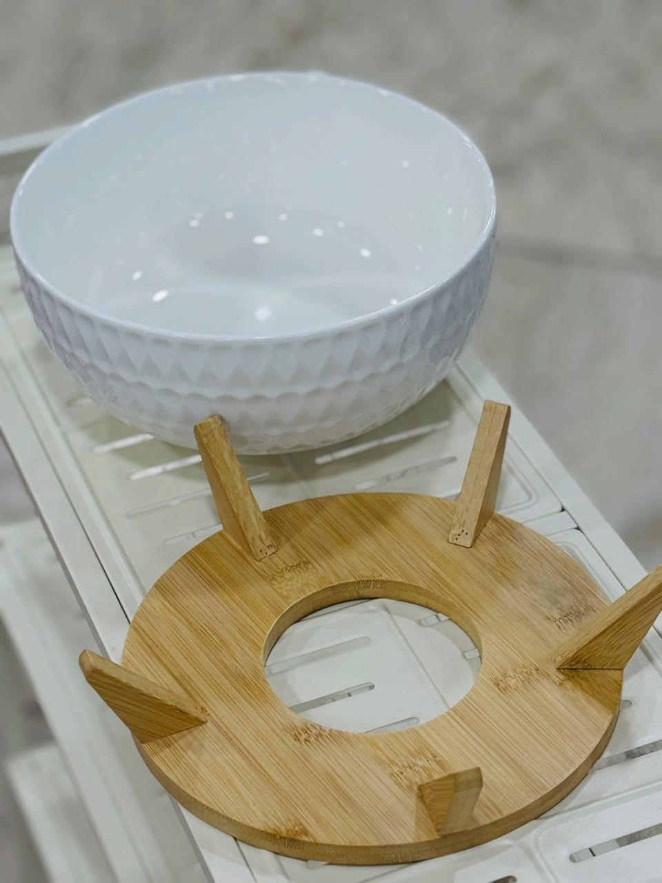 كاسه مقبلات مع ستاند خشب
السعر 19.000
📍العنوان // كربلاء المقدسة -حي المعلمين مقابل مدرسه الاوس- 
☎️ للحجز والاستفسار الاتصال على الارقام ***********
متوفر( فايبر - وتساب)
تتوفر خدمة توصيل داخل كربلاء 😜 وباقي المحافظات

#تاج_المطابخ
