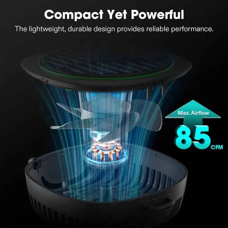 AeroWave D4, 4" Grow Tent Clip Fan with Detachable Hook, Black

About this item
3-Speed Settings: With one-touch operation that cycles through three speed presets up to 3500 RPM, this compact fan offers tailored cooling customization; And with the integrated memory feature, your chosen fan speed is automatically retained if power gets disrupted
Adjustable Airflow Angle: Simply loosen the front cover knob for free rotation, dispersing breezy circulation throughout the entire space; Or tighten the knob for a focused air channel to concentrated areas as needed; Seamless adjustments between wide-span and precision-point airflow satisfy your different needs
Flexible Hook: A detachable and angle-adjustable hook on the back of this mini DC electric fan allows for secure attachment to poles and adjustable positioning; By changing the hook's angle, you can flexibly direct airflow in different directions
Versatile Mounting: This lightweight fan offers four mounting options for flexible placement; It can be positioned on flat surfaces, clamped to poles, suspended from ceilings, or magnetically secured to tent walls by positioning a separate iron plate (not included) on the corresponding exterior side
Whisper-Quiet Circulation: Operating at a maximum noise level of 35 dBA, this fan ensures a tranquil environment; Effortlessly install it in your grow tent to foster a zone of effective air circulation, maintaining the ideal temperature and humidity for your plants to flourish السليمانية, العراق


**إذا كنت صاحب هذا الإعلان وتريد حذفه لأي سبب، رجاءا أرسل رسالة إلى الدعم الفني**