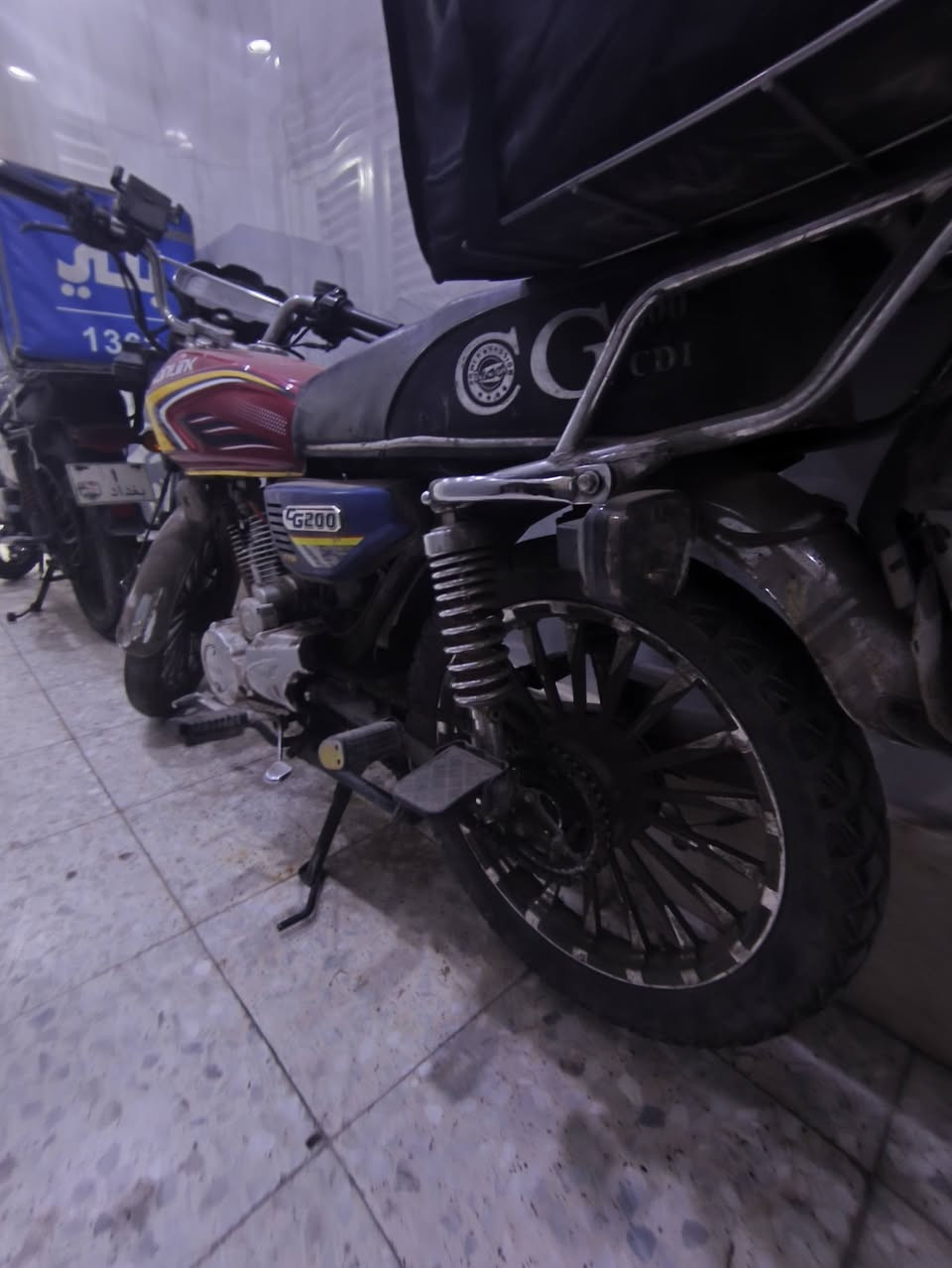 دراجة سونلك ايراني 25 للبيع 500 و بيها مجال نقص دشبول يعلك و قبق زنجيل كير و مكينة مكفول دراجة نظيفة بس متروكه صالها اسبوعين مكاني شارع فلسطين ***********
