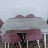 ميز طعام تركي • ٦ كراسي • نضيف