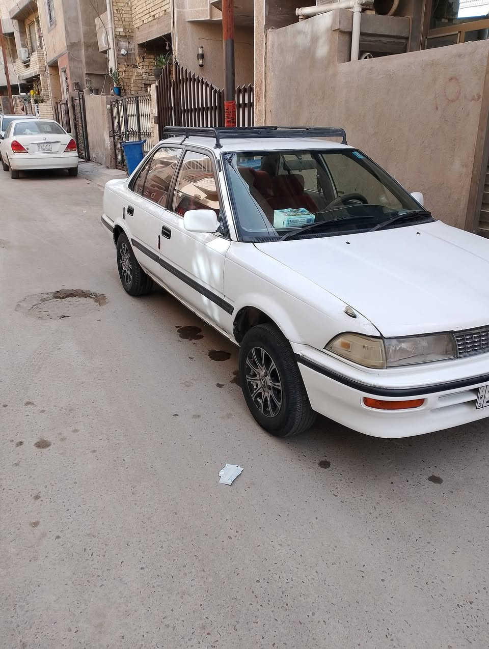 السلام عليكم
متاح كورلا 91  بغداد سنوية 30 باسمي محرك 1600 حاوية كير دنفش 5نمر المرغوب حدادية جديدة صبغ مابيه عدا غشم الجاملغ وركن البنيد جهة اليمين تبريد عاطل بيه رصعات  سعر 43 وبيه مجال حك الجية واذا مراوس كورلا ستيشن 

***********
