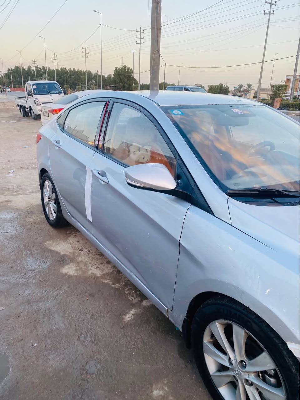 اكسنت خليجي 2013 رقم بصره دولي مكينه وكير 1600 كفاله  مكفوله ضربه وتبديل بيه داير صبغ ونص باب تبريد تدفئه كفاله كهربائيات كله شغاله حداده 90٪؜سياره حلوه وجاهزه سعر 87ورقه *********** البصرة, العراق
