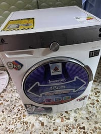 غسالة حافظ 9kg نظيفة مستعملة شهرين فقط  للبيع  رايدها 250 وبيها مجال  ...