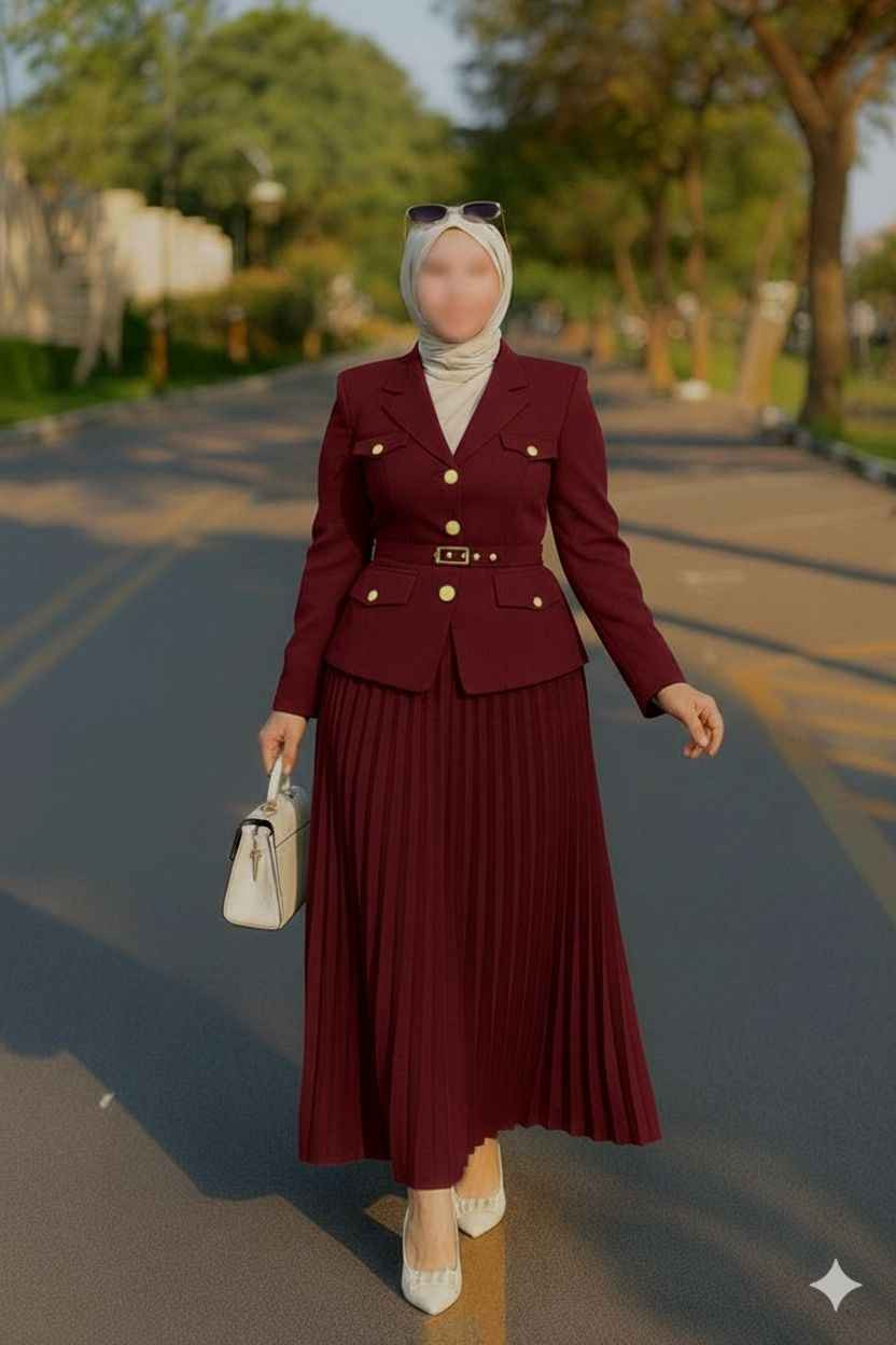 تقدم لكم شركة ريواز موديلنا الجديد 😍 

طقم فخم وانيق قطعه راقيه جدا Vip

*الطقم مكون : ستره وتنورة وحزام 😍
القماش الاصلي جدا فخم   
* ستره مبطنه طول 70 سم
تنورة طول 105 سم 
وحزام 

* القياسات /
42/44/46/48/50/52 

* الوان / اسود نيلي رصاصي وماروني


**إذا كنت صاحب هذا الإعلان وتريد حذفه لأي سبب، رجاءا أرسل رسالة إلى الدعم الفني**