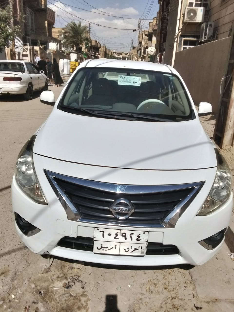 سلام عليكم نيسان صني هندي ٢٠٢٠ رقم شمالي اربيل بيها صبغ شبرين الباب الوراه باب السايق شبر فوك قبق البانزين السعر ١٠٥اوبي مجال ***********
