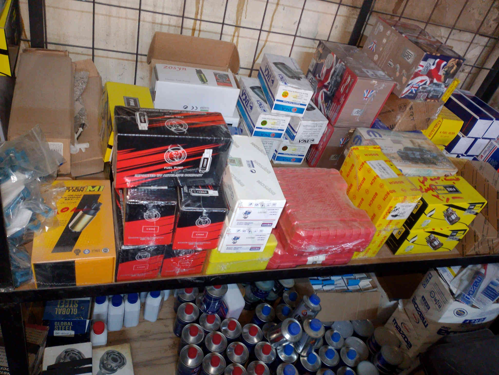 تم وصول دسكات+بونزات مرزي و كورلا درجه 1 
فيت بمب غزال+فيت بمب كورلا حديث 
بلكات 16 ليزري سن طويل نوعيه درجه 1 
واير بلك كورلا90 مارك ونجي نيسان صني بطه
يوجد جهاز تنضيف نوزلات و فحص فيت بمب 
زورونا تجدونا بخدمتكم الزاب الحي الصناعي 
الاتصال ***********
