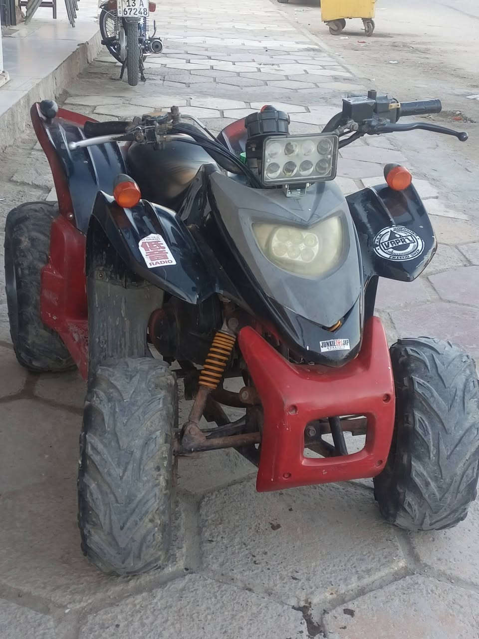 دراجه رباعيه للبيع بلاديه مكينه 80
اتواصل على الرقم***********
