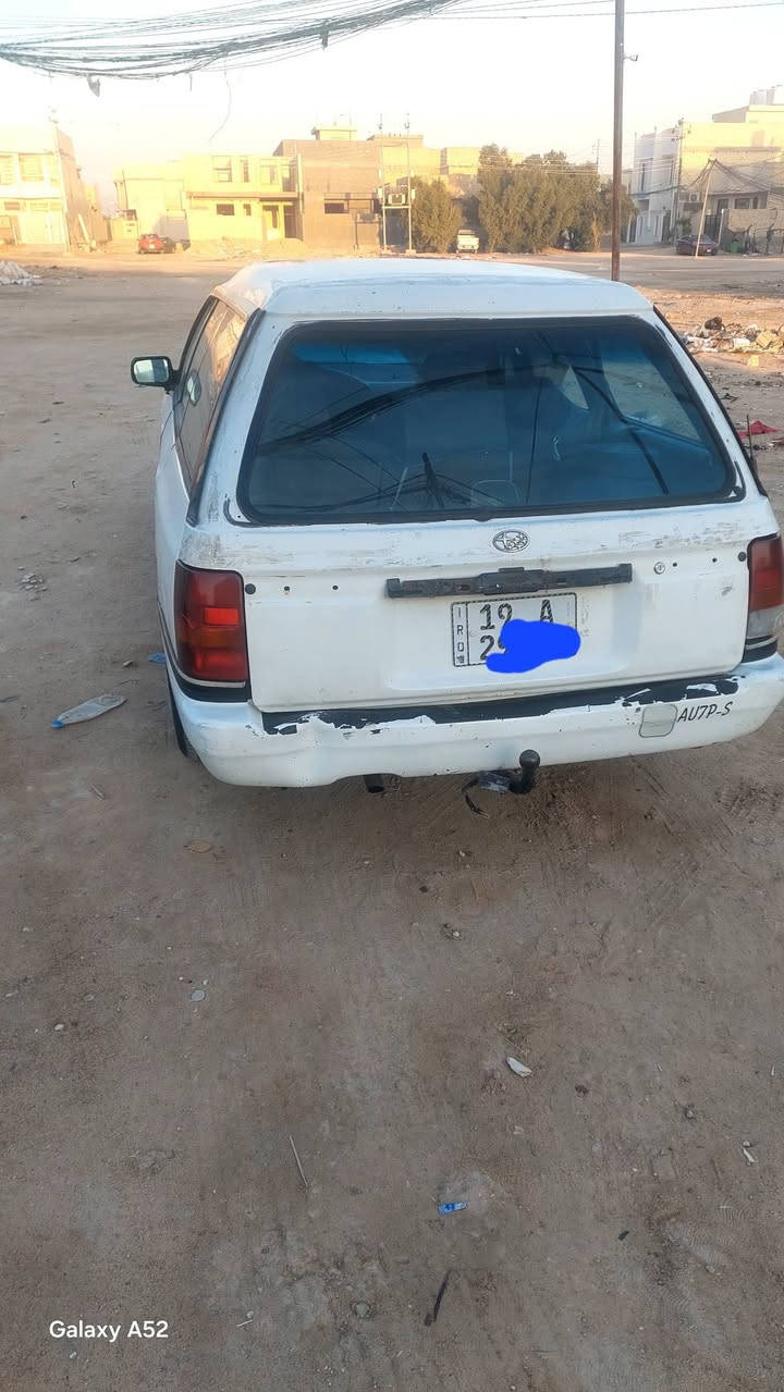 السلام عليكم للبيع سوبارو موديل ٩٠ بلاديه كامله مكينه وكير جدد نقص بس بطانه باب السايق كهربائيات كامله رقم كربلاء انكليزي سنويه لل٣٠ تحويل مباشر موجوده بكربلاء للتواصل ***********
