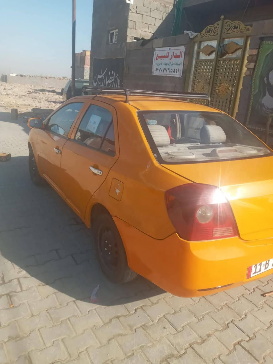سيارة جيلي ام كي تكسي ٢٠١١ جاهزه من كل شي كير محرك تخم تاير جديد خير من الله السعر ٣٣ او مراوس في سيارة خصوصي السنوية بسمي لحد٢٠٣٠ تحويل ثاني يوم الرقم انكليزي بغداد العنوان بغداد مدينة الصدر الهاتف ***********
