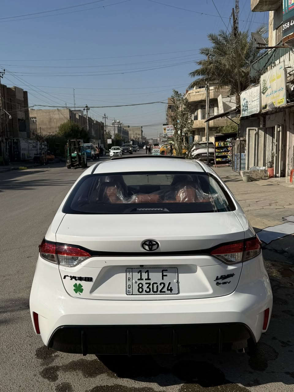 سلام عليكم كورلا هايبرد 2025 وارد صيني شكل امريكي ماشيه 2500
السياره S بلاك ادشن داخل بيجي 
فول مواصفات
مكفوله كفاله عامله من كلشي 
مكان السياره بغداد 
***********
