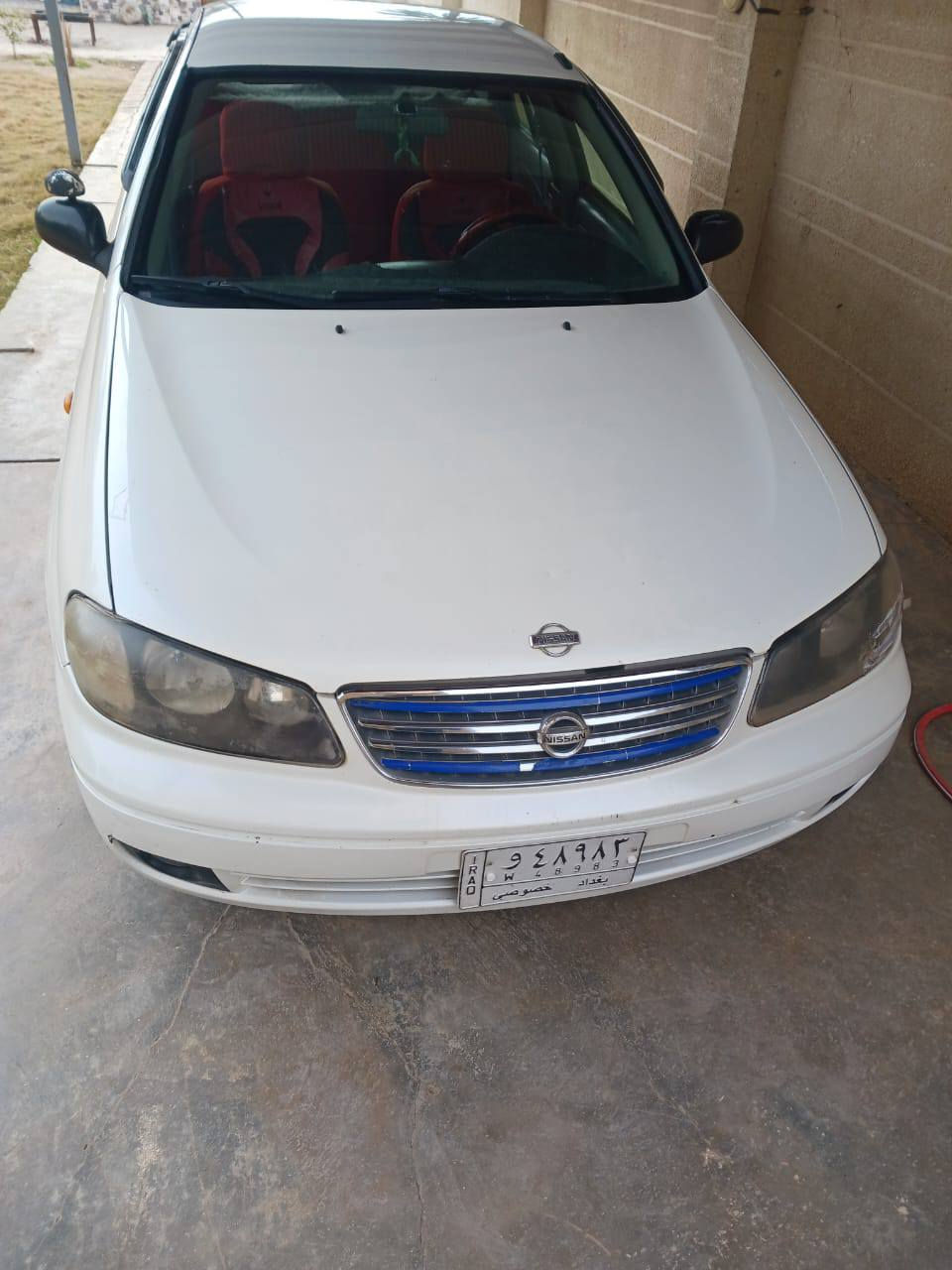 نيسان سني ٢٠٠١ مكينه كير مكفولات تخم تاير جديد تبريد ثلج رقم بغداد تحويل ثاني يوم مكلف بالنشر هذا رقم صاحبها مكان السياره صلاح الدين بلد ***********
